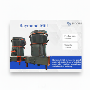 Moulin Raymond à économie d'énergie à haut rendement pour le gypse et le charbon de carbonate de calcium - Product Image 1
