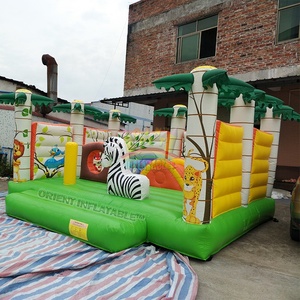 Orient Inflatables เทศกาลป่าม้าลายแบบกำหนดเอง,สวนซาฟารีพองได้กระโดดเด้งสวนป่าเขตร้อนสวนสัตว์ดินแดนแห่งความสุข - Product Image 5