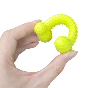 Mới lạ vividness thân thiện với môi con chó tương tác nhai đồ chơi chăm sóc răng Làm sạch TPR cao su xương hình dạng gai con chó nhai xương đồ chơi - Product Image 5