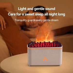 Mô phỏng ngọn lửa khuếch tán Máy tính để bàn nhà môi trường xung quanh mùi hương phun phòng ngủ im lặng tạo độ ẩm - Product Image 2