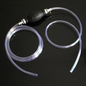 Tubo di aspirazione manuale della pompa del carburante dell'automobile della pompa dell'olio del Gas della mano di plastica per la pompa Diesel della benzina del carburante di sintonizzazione della benzina liquida della barca - Product Image 2