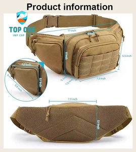 Top One logotipo personalizado Molle bolsa riñonera Oxford camuflaje ocultar portador táctico para hombres para otros deportes - Product Image 4