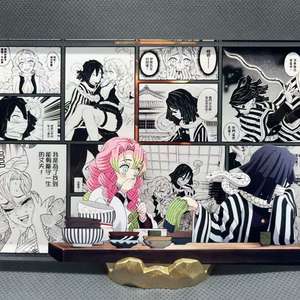 Lame d'extinction des démons Anime Snake Love Ganlu Temple Mi Li Yi Black Small Bane Brick Acrylique Cadeau d'anniversaire Animation - Product Image 2