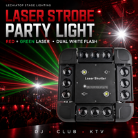 Lumière de fête à faisceau laser RGBW 120W avec laser rouge et vert pour les événements discothèque