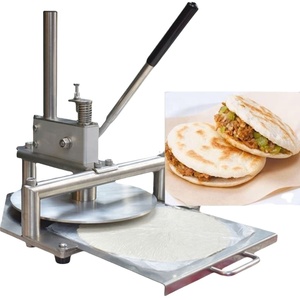 Máquina Manual para Prensar Masa de Pastelería, Máquina Formadora de Masa para Pizza y Panqueques para Tiendas de Comida al por Menor y Hoteles - Product Image 1