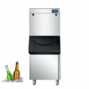 Top Sales Stainless Steel Split Customized Design 1 year Warranty Ice Maker Making Machine for Shopping Malls and Restaurants