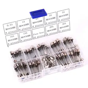 72 pcs/lot One Sell 6*30MM 250V 0.5 1 2 3 4 5 6 8 10 15 20 25 30 A AMP Fuse