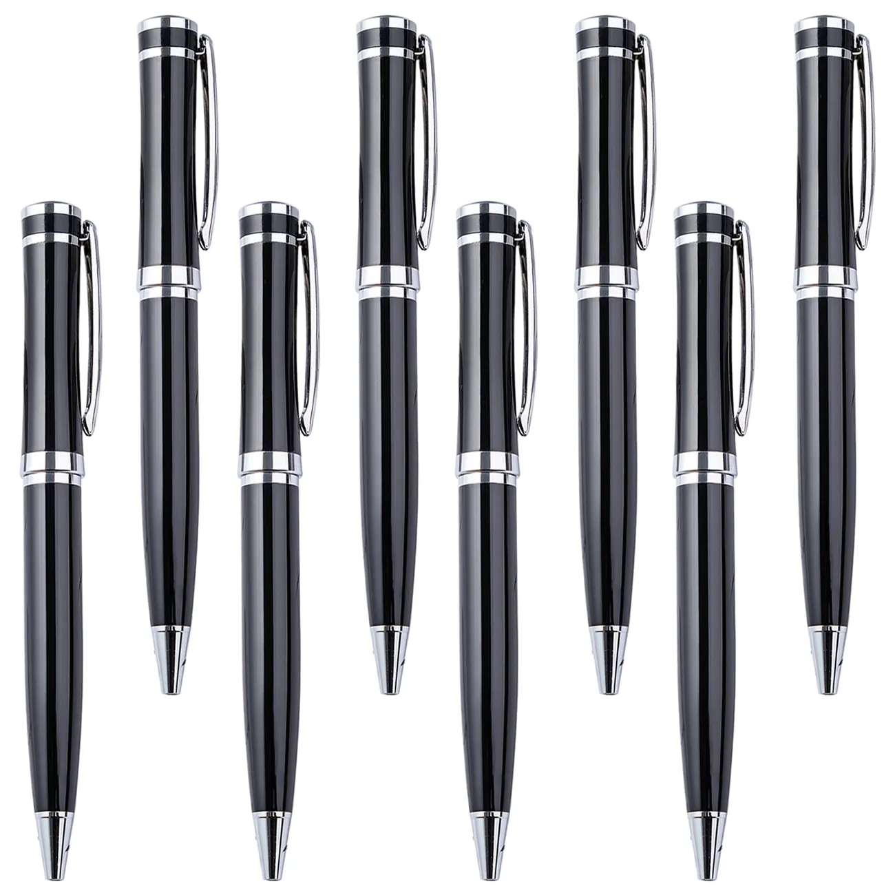 새로운 스타일 스테인레스 스틸 럭셔리 볼펜 수입 비즈니스 로타리 금속 볼펜 맞춤형 기업 서명 펜