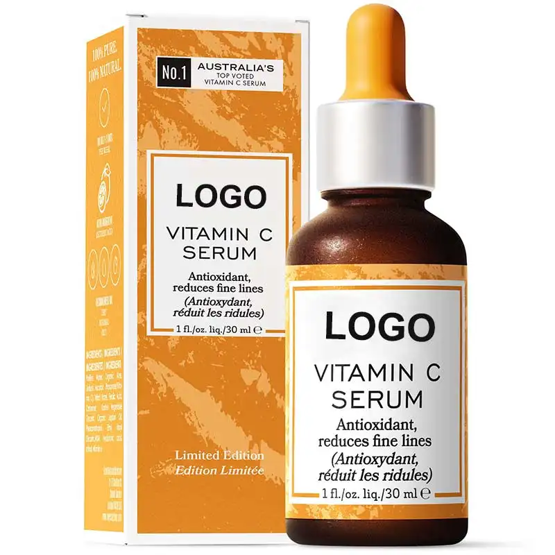 OEM ODM Bio Vitamin C Serum Dropshipping-Produkte 2021 Anti-Falten-Anti-Aging-Hautpflege serum Soins Visage CVC-Gesichts serum