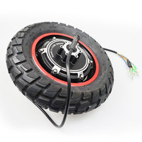Adult Two-wheeled Electric Scooter, 500 and 800W Inflatable Off-road Tires, with Rear Wheel Motor and Hub.