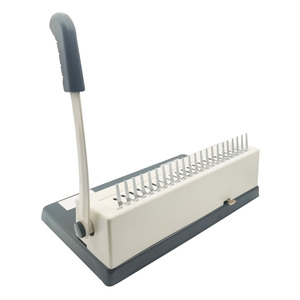 Máquina perforadora y <span class=keywords><strong>de</strong></span> encuadernación manual, peine perfecto <span class=keywords><strong>para</strong></span> oficina, A4, 250 hojas <span class=keywords><strong>de</strong></span> <span class=keywords><strong>papel</strong></span>, espiral - Product Image 3