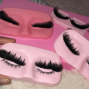 Bán Buôn Handmade Dải Lông Mi Trông Giống Như Lông Mi Mở Rộng 15Mm Để 25Mm 100% Bất Chồn Lông Mi Lông Mi - Product Image 2