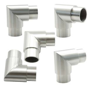 ZD pièces d'<span class=keywords><strong>escalier</strong></span> en acier inoxydable 316 304 estampage coulée connecteur de Tube rond coude de raccord de tuyau à 90 degrés avec douille soudée - Product Image 4