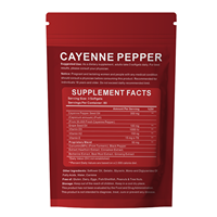 AegleWell Nature's Way gel au poivre de Cayenne, 300mg par portion, soutient le métabolisme et la circulation