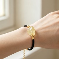 Bracelet tressé ajustable fait main en améthyste naturelle sculptée, style vintage, énergie curative, bracelet porte-bonheur en cristal, vente en gros