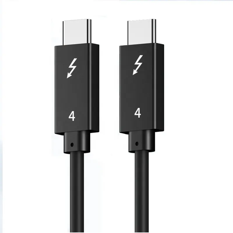 3m Aluminium und Schwarz PVC PD100W 5A 40 Gbit/s 8 K60Hz Thunderbolt 4 USB-Kabel Typ C bis Typ C Kabel für OEM Samsung
