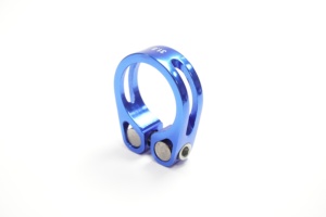 Collier de selle de précision en alliage 6061 S-56, alésage 31,8 mm, hauteur 13,5 mm, vis M5x20, anodisé sur mesure pour VTT, BMX et vélos de route - Product Image 4
