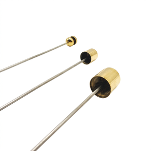 Sonde vétérinaire pour bovins, tube d'ingestion durable, flexible, en laiton, réutilisable, pour éliminer les obstructions, administration de médicaments - Product Image 1