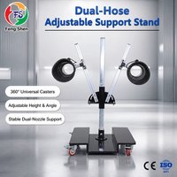 Support de fixation au sol pour buse d'échappement mobile portable FS, support d'angle réglable, équipement d'échappement automobile, CE ISO9001