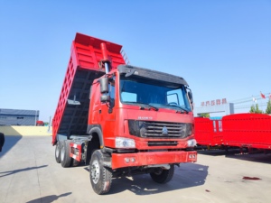 รถบรรทุกเหมืองหนัก Howo 6x4 ใหม่ ขนาด 25 ลูกบาศก์เมตร 371 แรงม้า เครื่องยนต์ Weichai ยูโร 3 เกียร์ FAST กล้องมองหลัง 360 องศา หน้าจอสัมผัส - Product Image 4