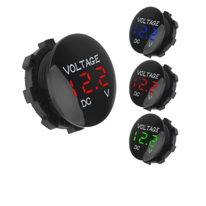 เครื่องวัดแรงดันไฟฟ้าดิจิตอล LED DC 12V 24V, เครื่องทดสอบเปอร์เซ็นต์ความจุแบตเตอรี่ - Product Image 3