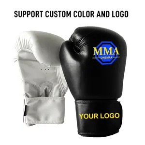 MMA ONEMAX toptan boks eldiveni yüksek kalite özelleştirmek için Logo profesyonel spor eldiven eğitim