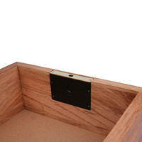 Boîte à bijoux Qidots avec serrure intelligente à empreinte digitale, serrures sans clé pour boîte à cigares, serrures pour armoire en bois
