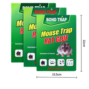 Lot de 100 pièges à colle pour souris et rats, faciles à utiliser, très collants, avec carton solide pour la lutte contre les petits parasites d'intérieur comme les souris et les cafards - Product Image 1
