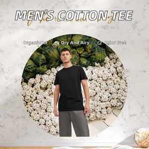 เสื้อยืดลำลองพิมพ์ลายผ้าเจอร์ซีย์สำหรับผู้ชาย 180GSM ระบายอากาศได้ดี แห้งเร็ว ป้องกันกลิ่น 100% ผ้าฝ้าย - Product Image 2