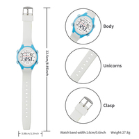 Mingrui Nouvelle Montre Numérique Tendance Multifonction Étanche Chronographe Lumineux avec Alarme pour Étudiants