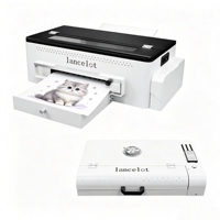 Imprimante DTF A3 L1800 2-en-1 avec four, circulation d'encre blanche, support technique à distance pour l'impression textile (feuilles et rouleaux)