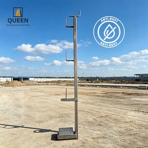 Barrière de sécurité temporaire LINYI QUEEN en acier galvanisé réglable avec <span class=keywords><strong>pince</strong></span> de préhension de <span class=keywords><strong>dalle</strong></span> et protection anti-chute pour clôture périmétrique - Product Image 5