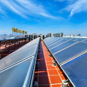 Calentador de Agua Solar de Placa Plana con Marco de Aluminio, Sistema Pasivo de Termosifón para Uso Doméstico - Product Image 1