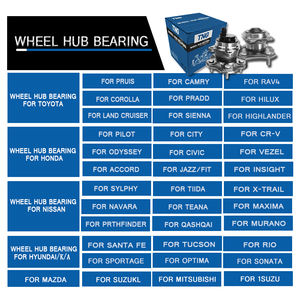 Tnng फैक्ट्री निर्माता ऑटो बीयरिंग फ्रंट रियर व्हील हब असर टोयोटा के लिए असर वाला ऑटो बीयरिंग फ्रंट रियर व्हील हब असर - Product Image 2