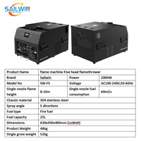 Sailwin scène lumière 8-10M DMX512 lance-flammes étanche extérieur feu flamme projecteur Machine pour scène DJ Concert feu machine