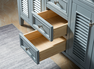 <span class=keywords><strong>Meuble</strong></span> <span class=keywords><strong>de</strong></span> salle <span class=keywords><strong>de</strong></span> bain <span class=keywords><strong>de</strong></span> style américain avec double vasque en bois massif - Product Image 4