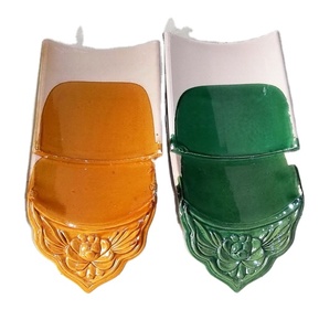 กระเบื้องหลังคาเซรามิกเคลือบสีเหลืองแบบจีน  งานเคลือบเงาคุณภาพสูง ทนทาน สำหรับหลังคาสไตล์โบราณแบบจักรวรรดิ ดีไซน์ทันสมัย - Product Image 5