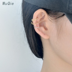 Wuqie 2020 Semplici Orecchini Set No Piercing Dell'orecchio Dell'involucro <span class=keywords><strong>Gioielli</strong></span> In Argento Placcato Oro Del Polsino Dell'orecchio - Product Image 5
