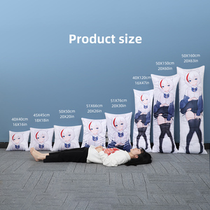 Fodera per cuscino Dakimakura personalizzata sexy per adulti, con stampa anime di ragazza nuda, stile giapponese - Product Image 2