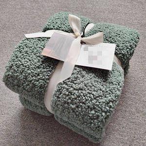 Wholesale Reversible Flannel <strong>Fleece</strong> Plush Blankets Soft Warm Cozy Faux <strong>Teddy</strong> Fur Home Throw Blanket for Sofa Couch Bed - Product Image 2