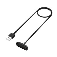 Accessoires de montre intelligente 30cm 1m Cordon de charge USB Clip Dock Remplacement pour Fitbit Inspire 2/ACE3 Câble de chargeur
