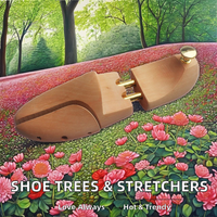 Embauchoirs double tube en bois de hêtre et de bouleau pour chaussures homme et femme – Qualité supérieure