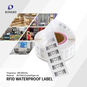 Bohang – étiquette autocollante RFID pour vêtements, étiquette étanche UHF RFID pour vêtements