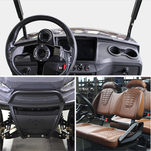 Voiturette de <span class=keywords><strong>golf</strong></span> électrique TONGCAI <span class=keywords><strong>ultra</strong></span> silencieuse et économe en énergie, 6 places, cadre en acier, sièges antidérapants, véhicule de transport sur le terrain de <span class=keywords><strong>golf</strong></span> - Product Image 5