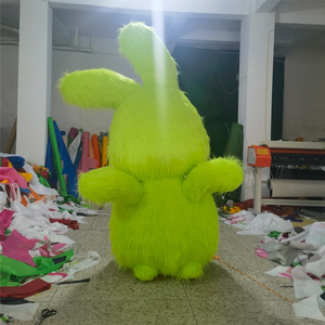 Disfraz <span class=keywords><strong>de</strong></span> Mascota <span class=keywords><strong>de</strong></span> <span class=keywords><strong>Conejo</strong></span> Gigante Inflable <span class=keywords><strong>de</strong></span> Peluche, Estilo Anime Colorido, para Cosplay, Publicidad y Decoración - Product Image 2
