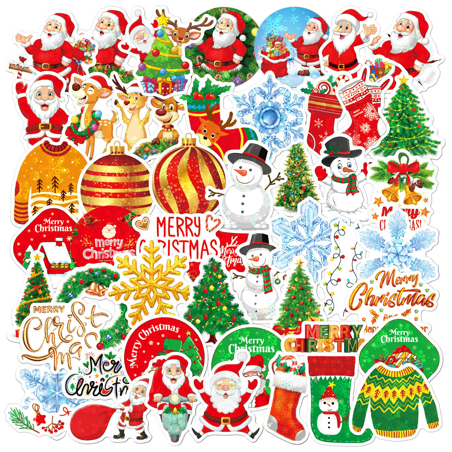 สไตล์คริสต์มาสที่มีสีสัน