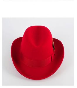 Chapeau haut de forme en feutre 100% laine pour adulte unisexe, chapeau d'hiver X3096B - Product Image 5