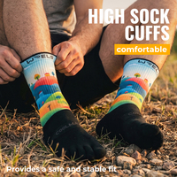 Chaussettes à cinq doigts WRELS, chaussettes de sport personnalisées OEM, chaussettes de sport élégantes, chaussettes respirantes, chaussettes de sport élastiques, accessoires de course à pied, chaussettes athlétiques