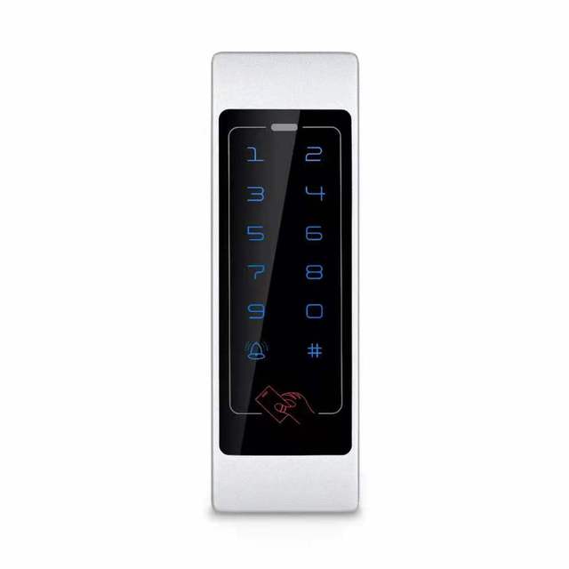 IP68 Waterproof Standalone Metal Access Control System Touch Keypad RFID Access Controller
