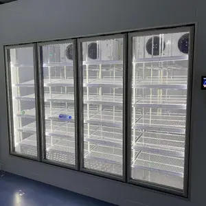 주유소를 위한 선반을 가진 출입 가능 냉각기 찬 방 냉각실